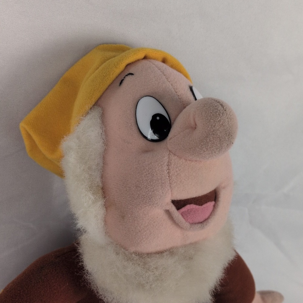 Snow White And The Seven Dwarves Happy 11" Disney Plush Vintage 1993 - Picture 4 of 7